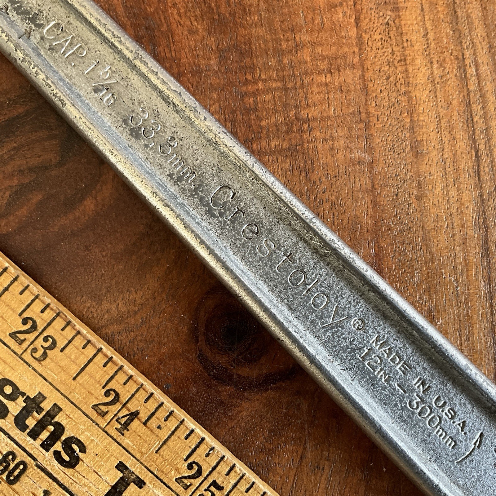 Crescent Brand 12” Adjustable Wrench Crestoloy 12in-300mm Vintage Made in USA