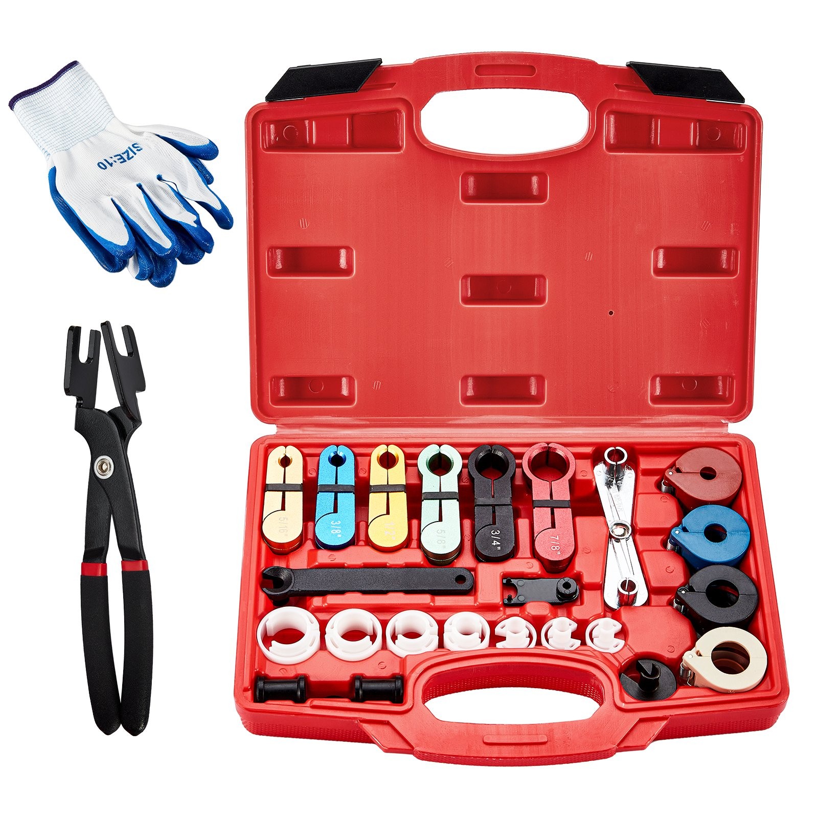 28 Pcs/ Set Fuel Cooler Disconnect Tool Kit for AC Fuel & Transmission Systems