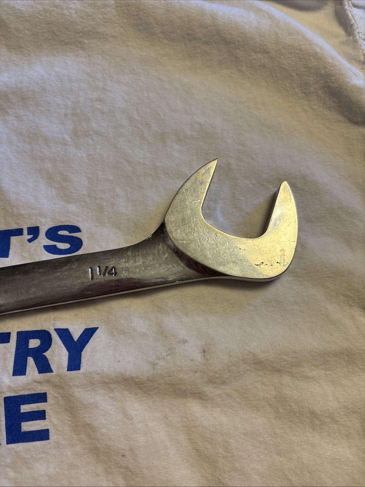 2001 Snap-on USA 1-1/4″ SAE Chrome Four-Way Open-End Angle Head Wrench VS40B