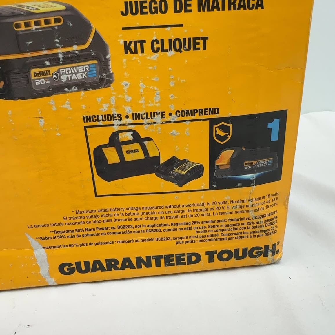 DeWalt DCF512GE1 Atomic 20V Max Brushless 1/2 in Cordless Ratchet Wrench Kit
