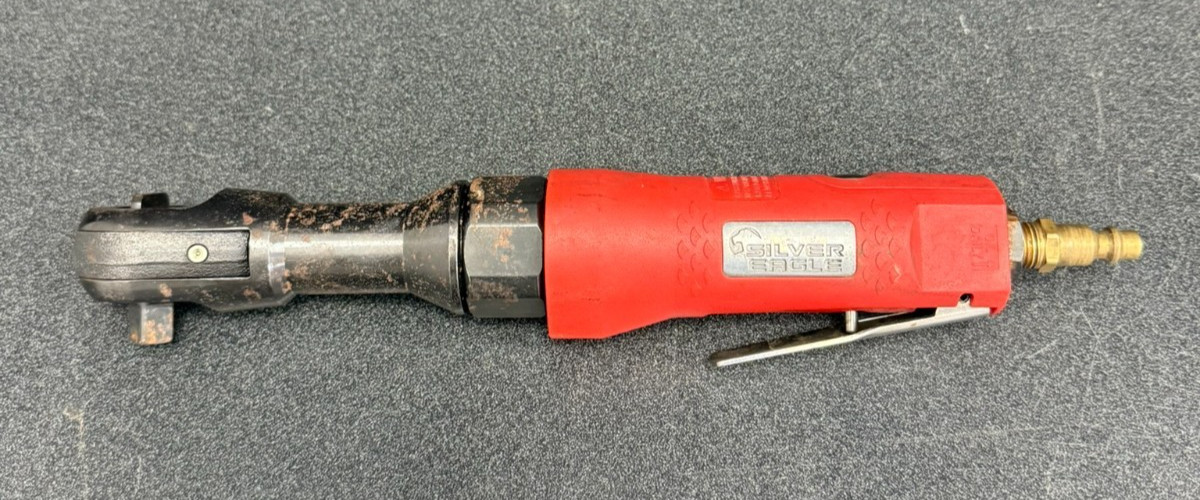 MATCO SILVER EAGLE SE610 AIR PNEUMATIC RATCHET TOOL 3/8″ DRIVE Tested Working