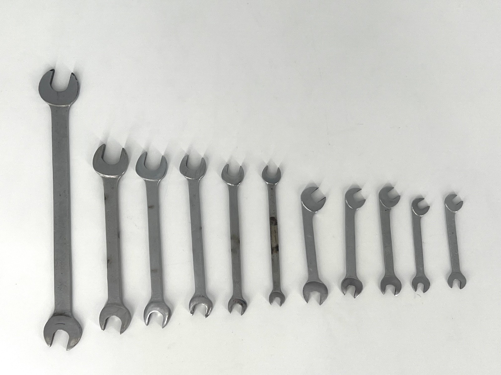 Vintage PLVMB PLOMB PROTO Open End Wrench Set 11pc Midget Ignition Tappet SAE