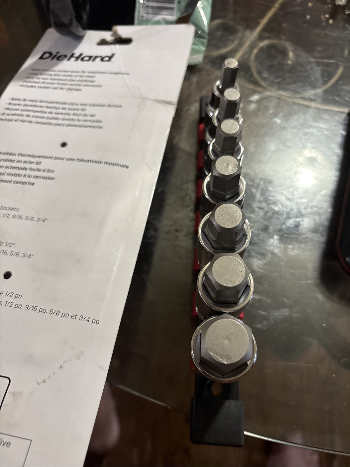 DieHard DHP55092 (1/2″ Drive) 7pc Hex Bit Socket Set