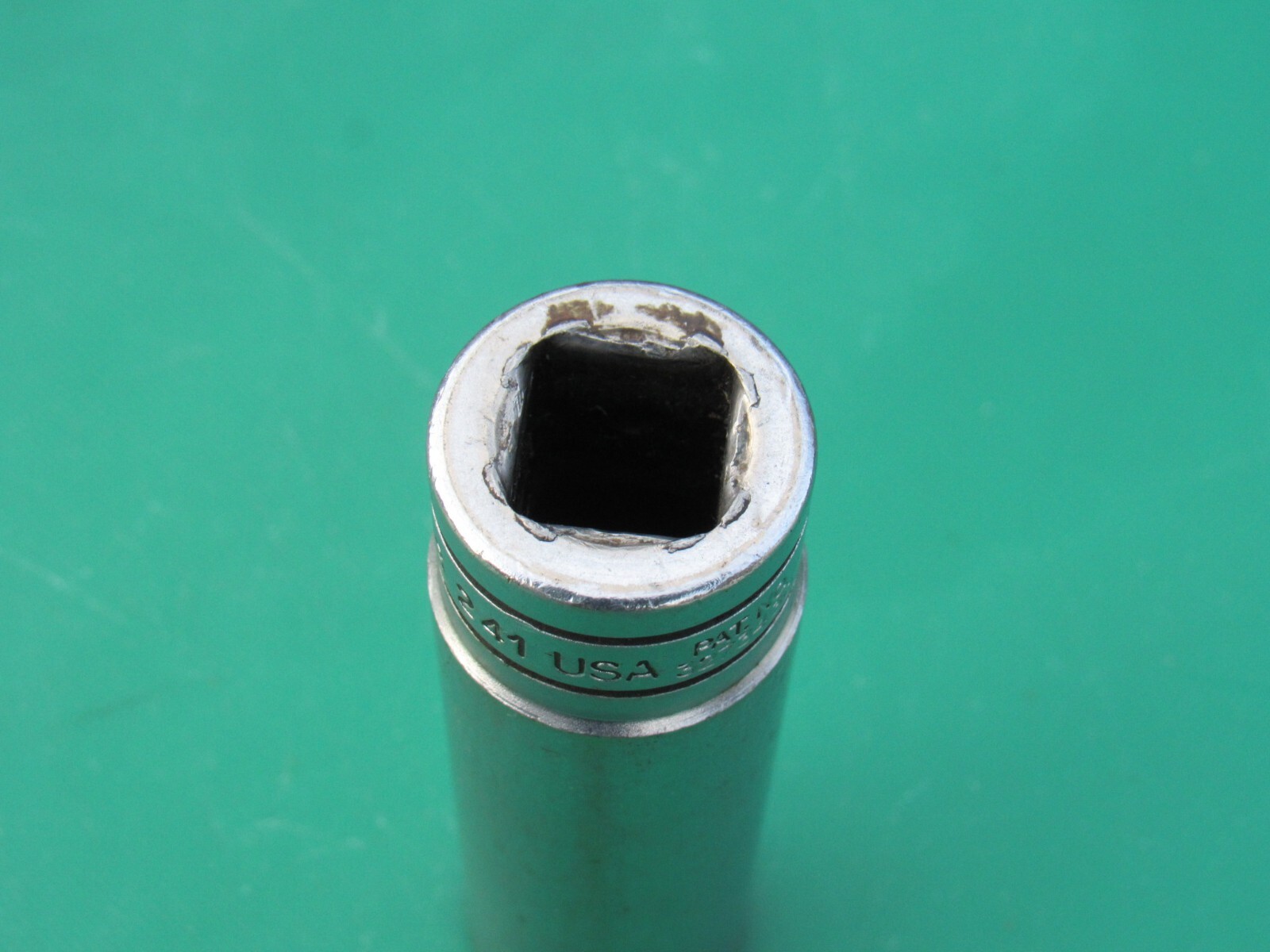SNAP ON 3/4″ S241 1/2″ DRIVE SAE 12 POINT DEEP CHROME SOCKET 3/4 IN S 241 USED