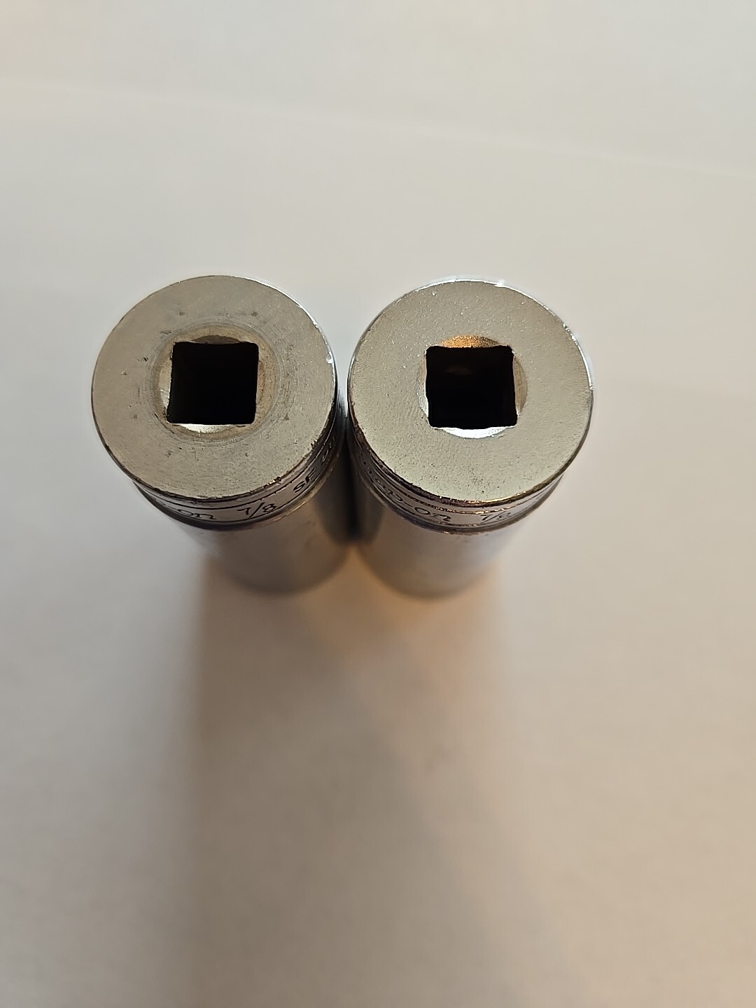 Snap On 3/8″ Drive 7/8″ 6&12PT Chrome Deep Sockets Lot Of 2