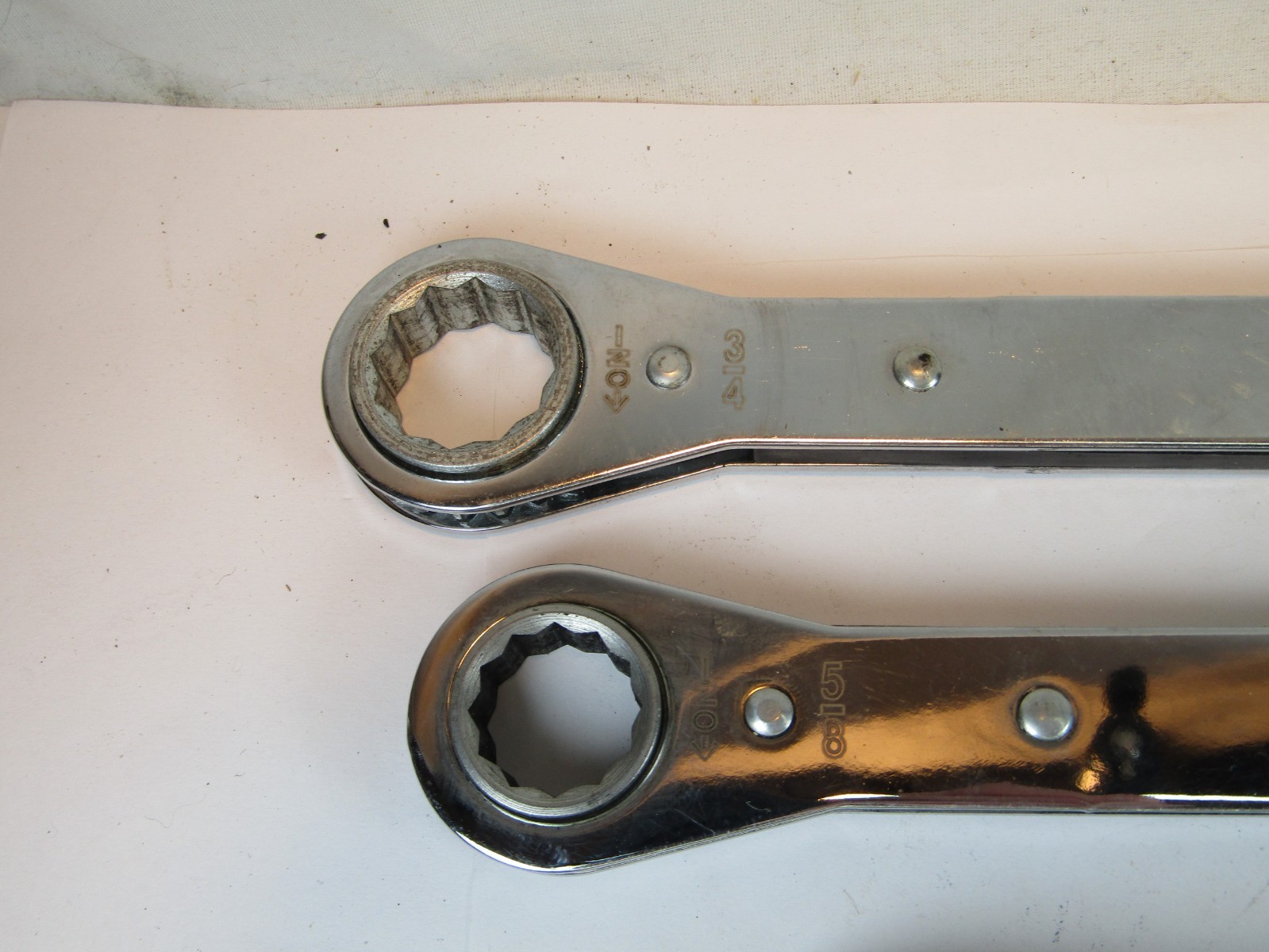 Mixed Set of 6 MAC Tools Ratcheting Box End Wrench – 4 Offset SAE
