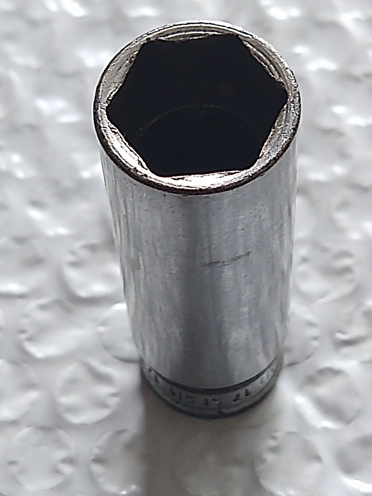SNAP ON SFSM17, 3/8″ DRIVE, 17MM. SOCKET, 2.6″ Deep, 6 Point *BLACK RING SERIES*