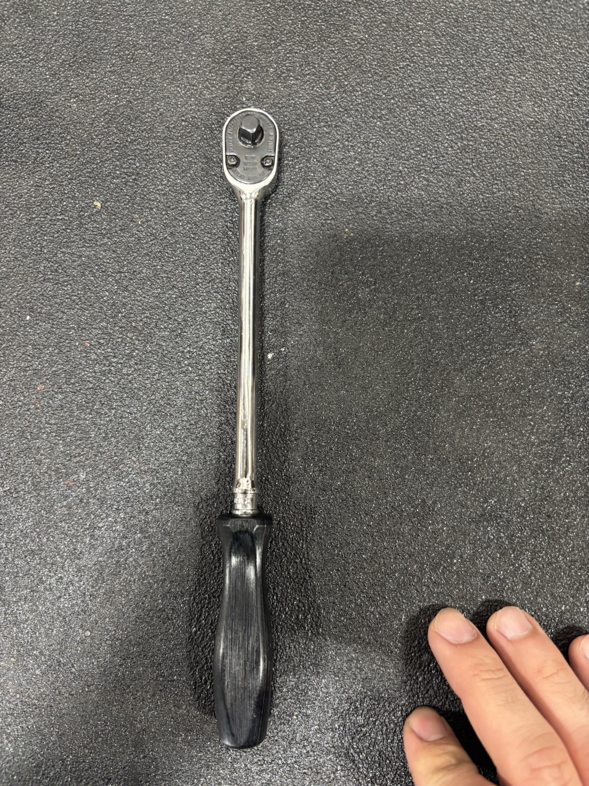 Snap-on 1/4 Extra Long Classic Hard Handle Black.THLLD72.