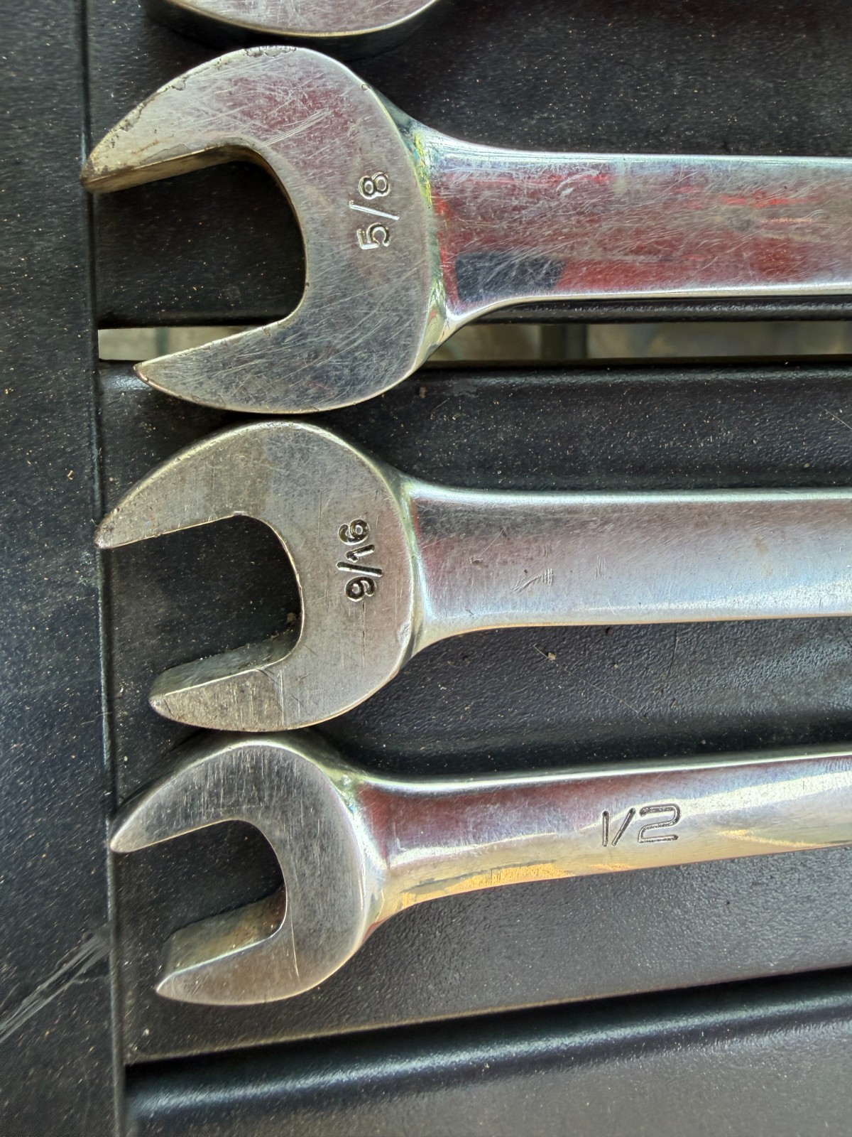 🇺🇸 Snap On Tools USA 7pc 12-Point SAE Combination Wrench Set (3/8–3/4″) OEX707