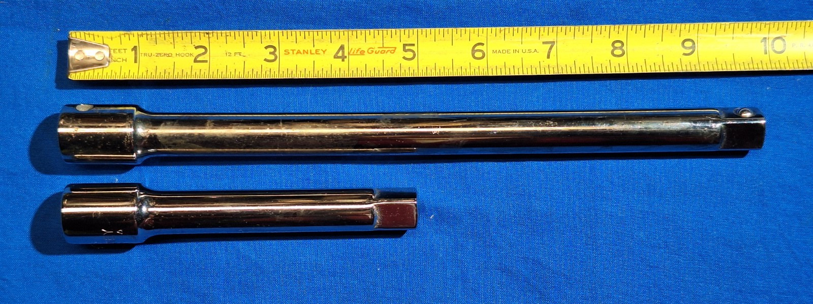 Bonney A605 A610 (2) 1/2″ DRIVE CHROME EXTENSIOSNS 10″ & 5″