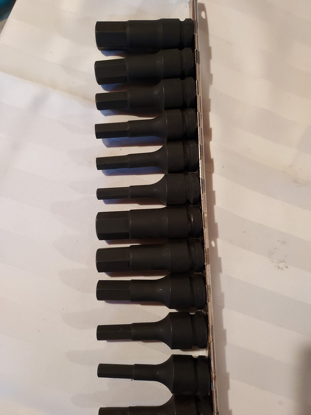 Drive Impact Hex Socket Set By Pittsburgh, New, 12pc.set, 1/2″ Drive