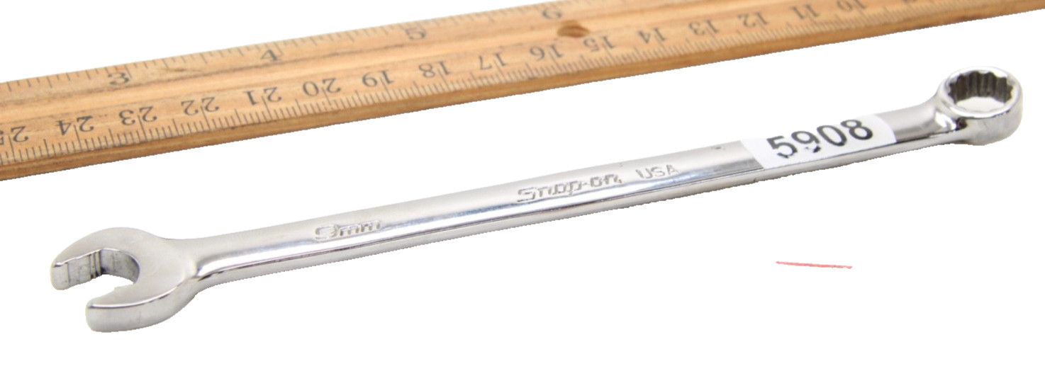 Snap-on SOEXM9 9mm 12 Point Metric Flank Drive Combination Wrench USA