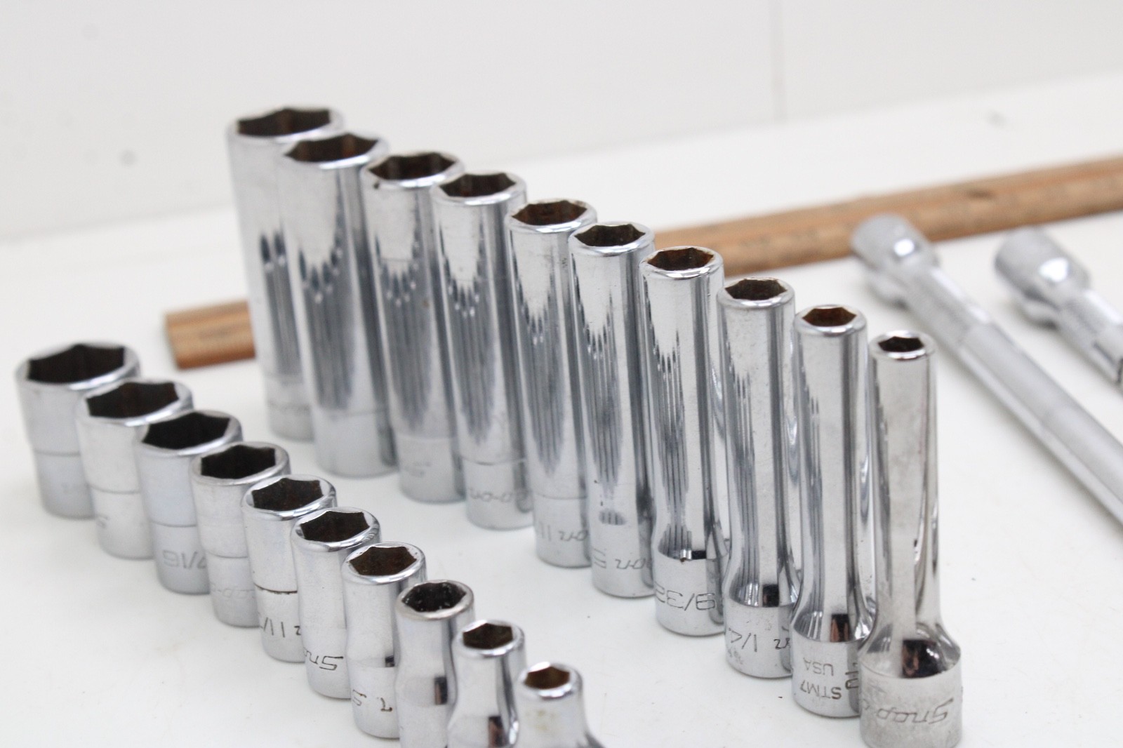 Snap-on 144TMPB 44 Piece 1/4″ Drive 6-Point Metric/ SAE General Service Set USA