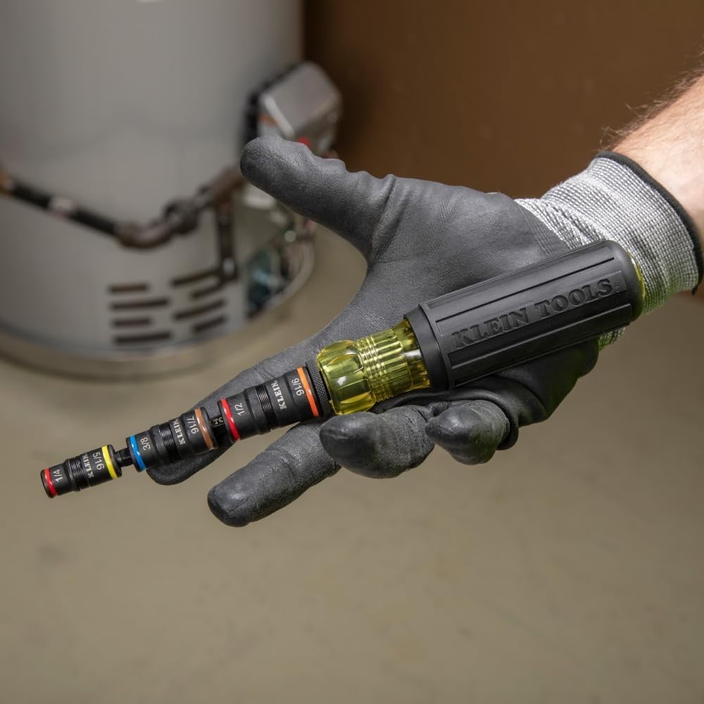 Versatile Impact Socket Set: 7-in-1 with Color-Coded Sizes and Magnetic Grip