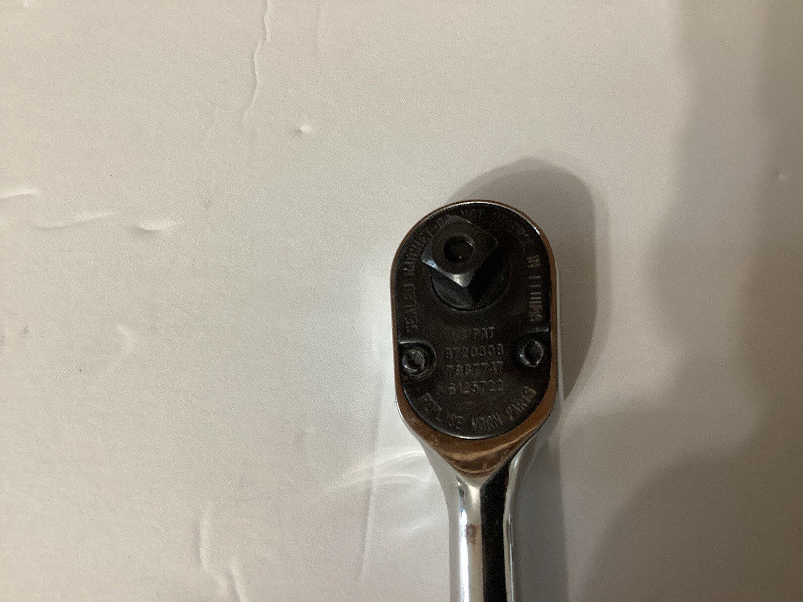 Snap On Frl80 Extended 3/8 Drive Ratchet With Quick Release Button