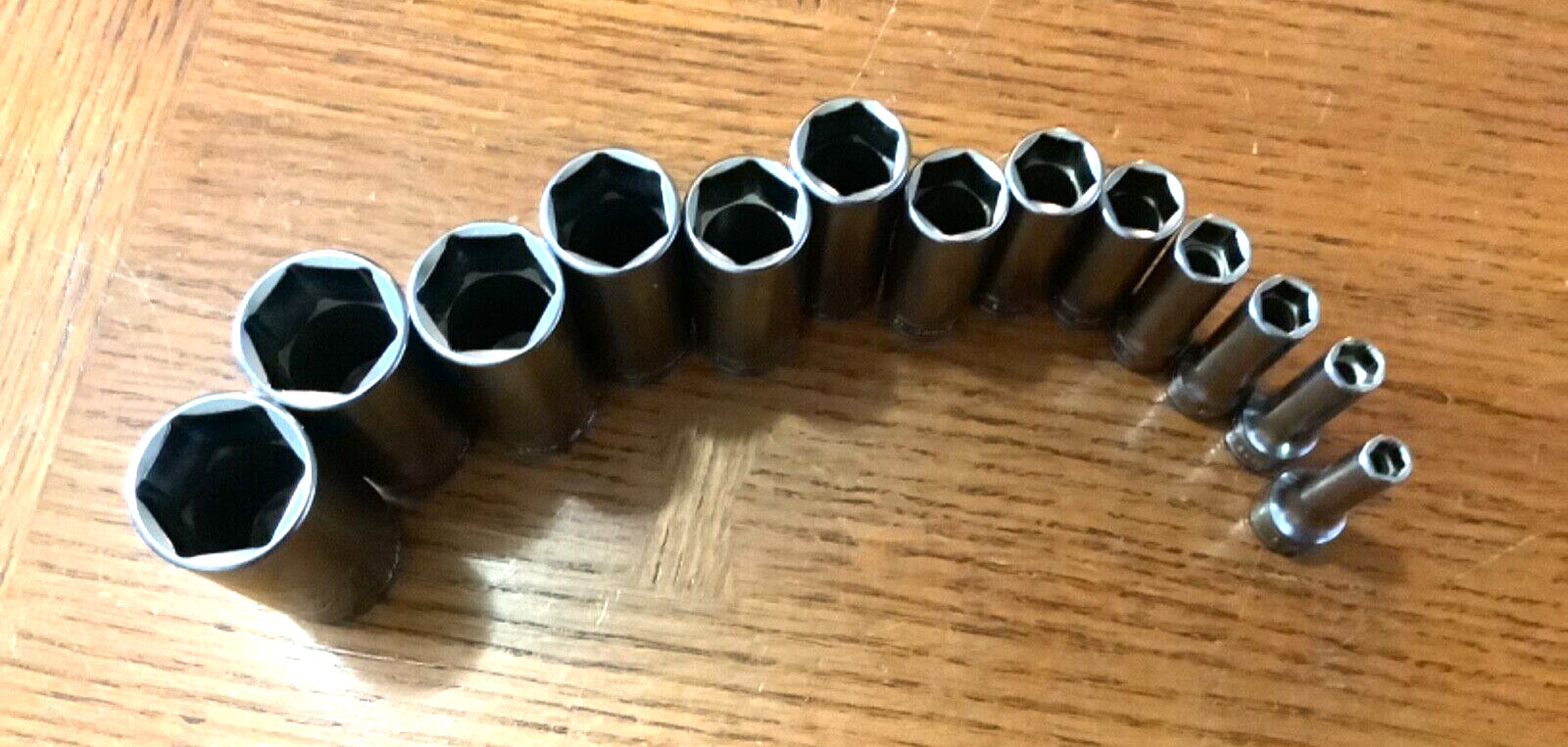 New Snap-on™ 3/8″ drive 1/4″ thru 1″ 6-point Deep Socket Set 213SFSY