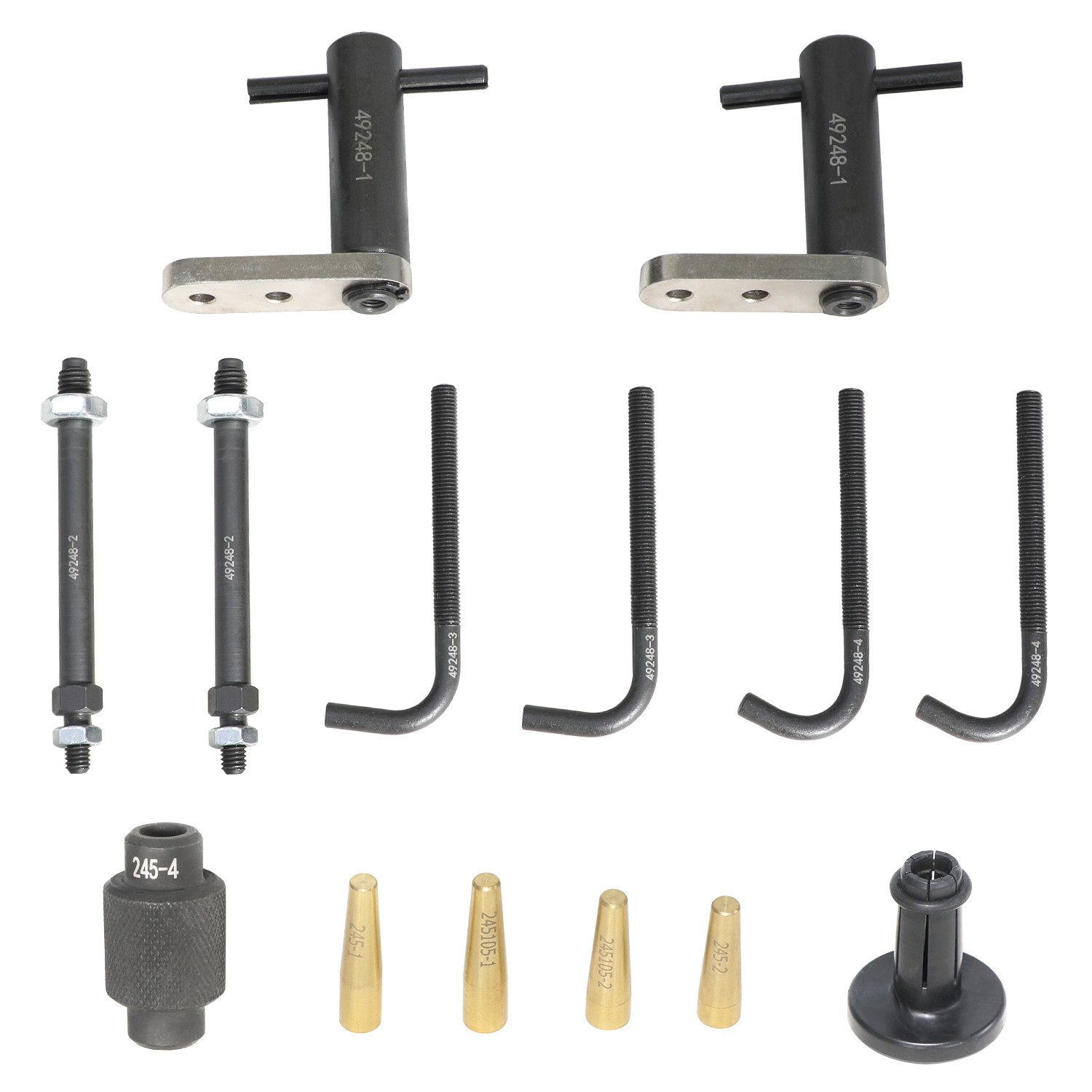 GM245 Fuel Injector Seals Tool 6706 Injector Rail Assembly Remover Kit For GM