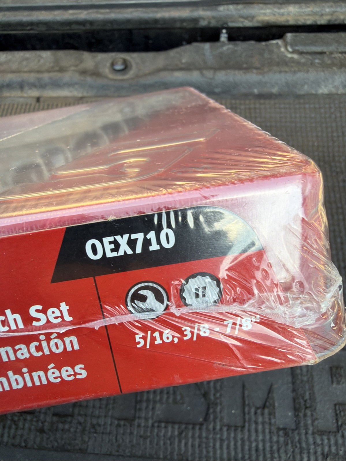 New Snap-on OEX710 10-pc 5/16″ – 7/8″ 12-Point Combination Wrench Set