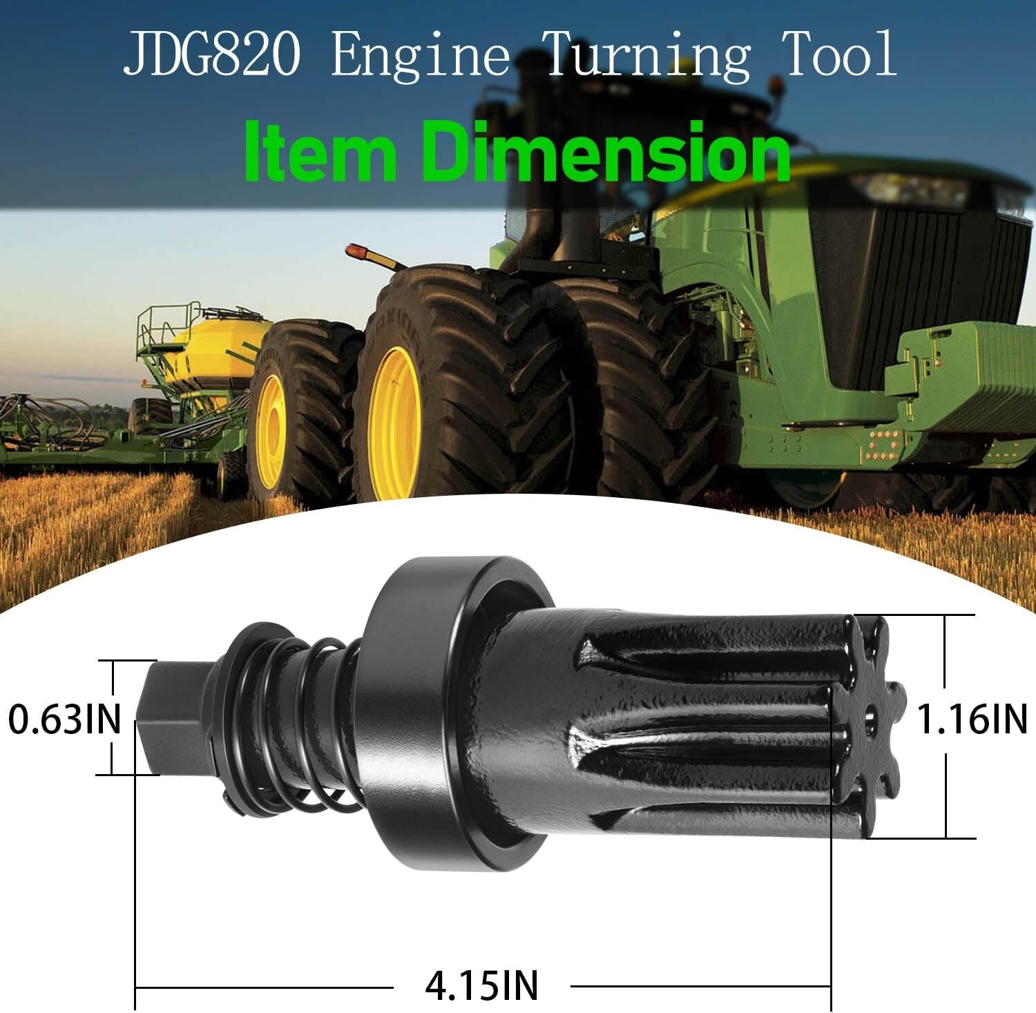 JDG820 Engine Turning Tool for John Deere JDE81-1 4024 4039 4045 4239 4276
