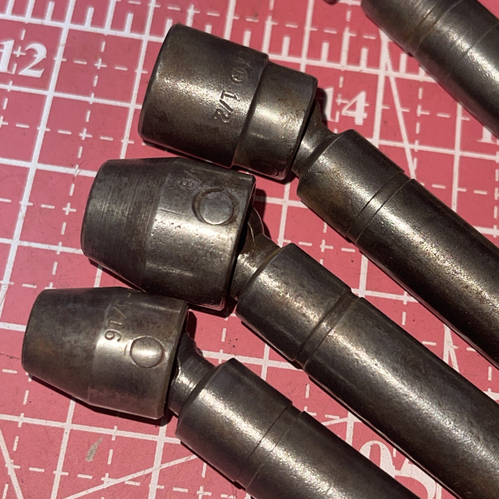 Apex USA Hex 7/16 Power Drive 7 Piece 5/16 – 5/8 Wobble Socket Adapter Extension