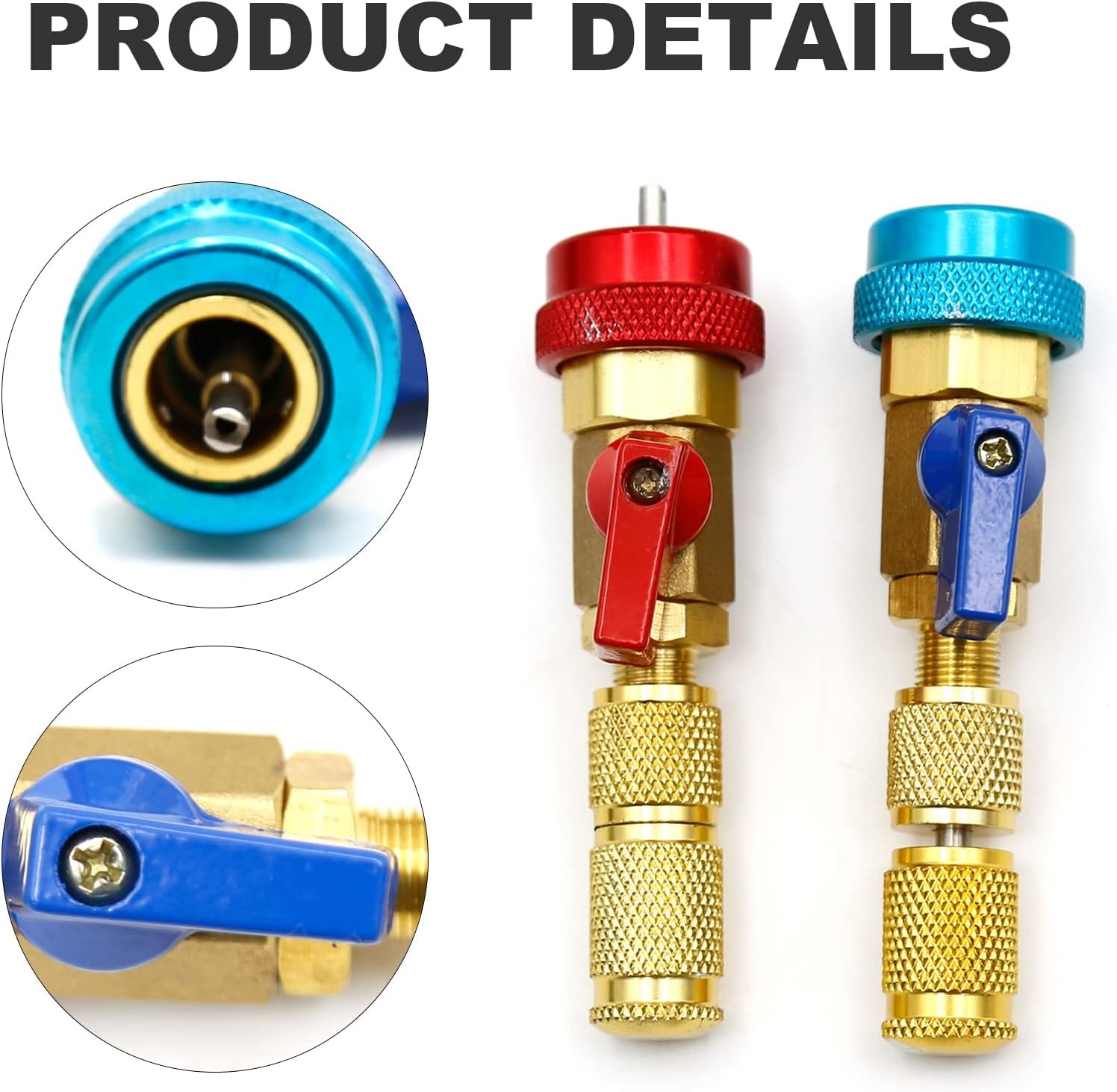R134A Valve Core Remover Installer Tool Kit – 2 Pack for AC Refrigerant Systems
