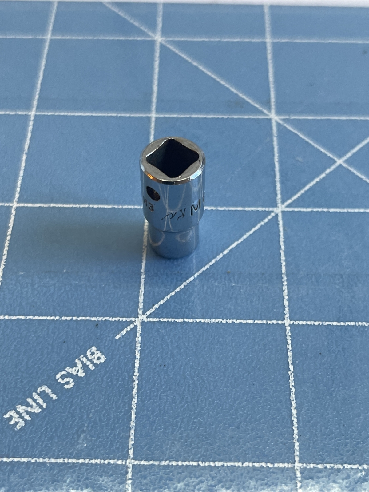 MAC M6 6MM 1/4dr. chrome 6pt.shallow socket USA