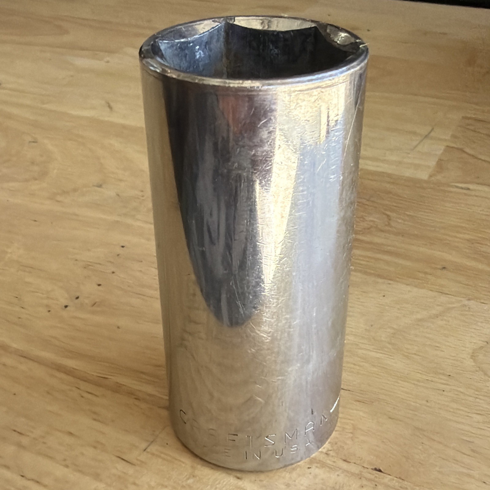 Craftsman 1-1/8″ Deep Socket 1/2″ Drive 6 Point G Series 47593 Made in USA