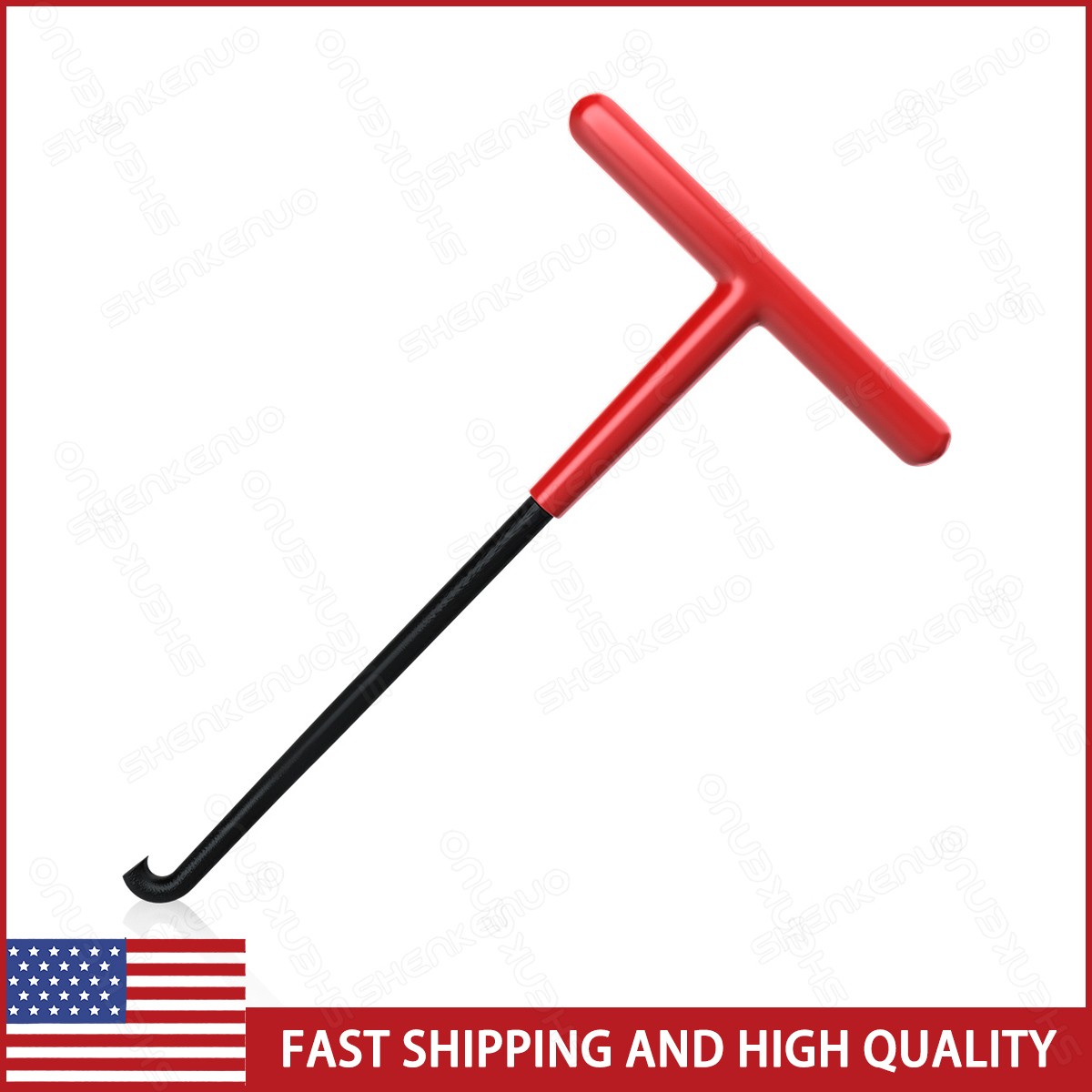 T-Shaped Exhaust Spring Puller with Rubber Grip – Essential Tool for Motorcycles