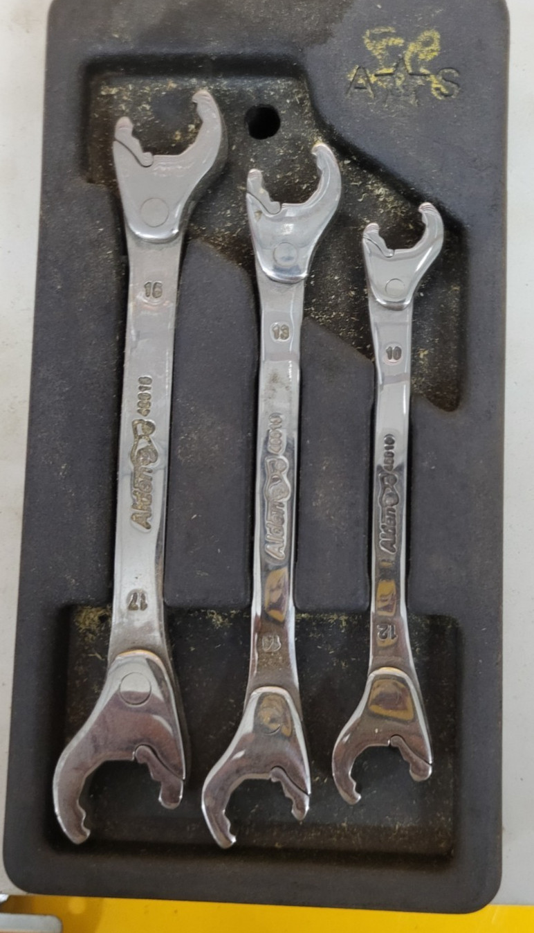 #bp443 Alden Metric Ratcheting Combination Wrench Set Sizes 15 17 14 13 12 10