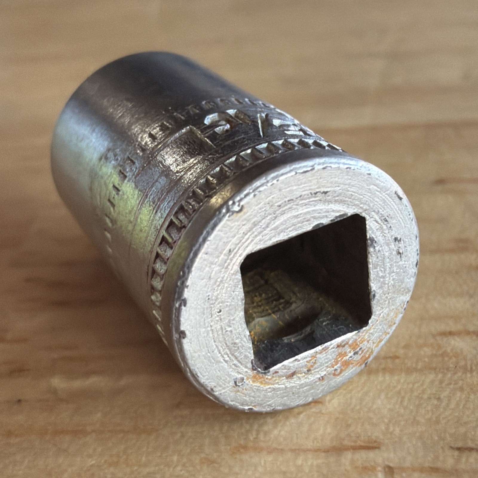 Walden Worcester 5/16″ Shallow Socket 1/4″ Drive 8 Point Double Square 3160 USA