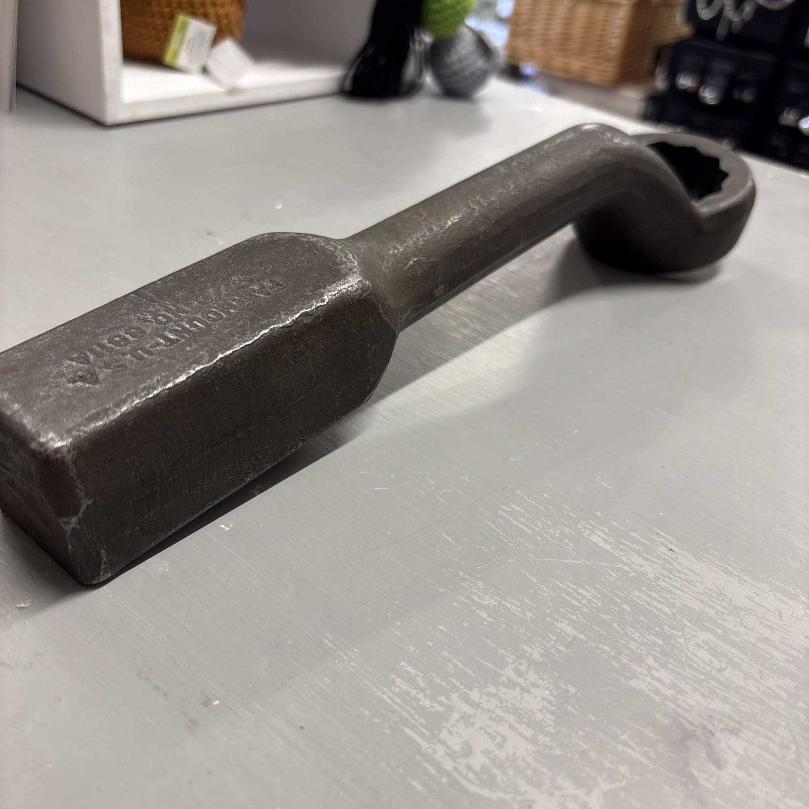 Vintage Fairmount USA 12 Point Offset Striking Face Box Flogging Wrench VGC 13”