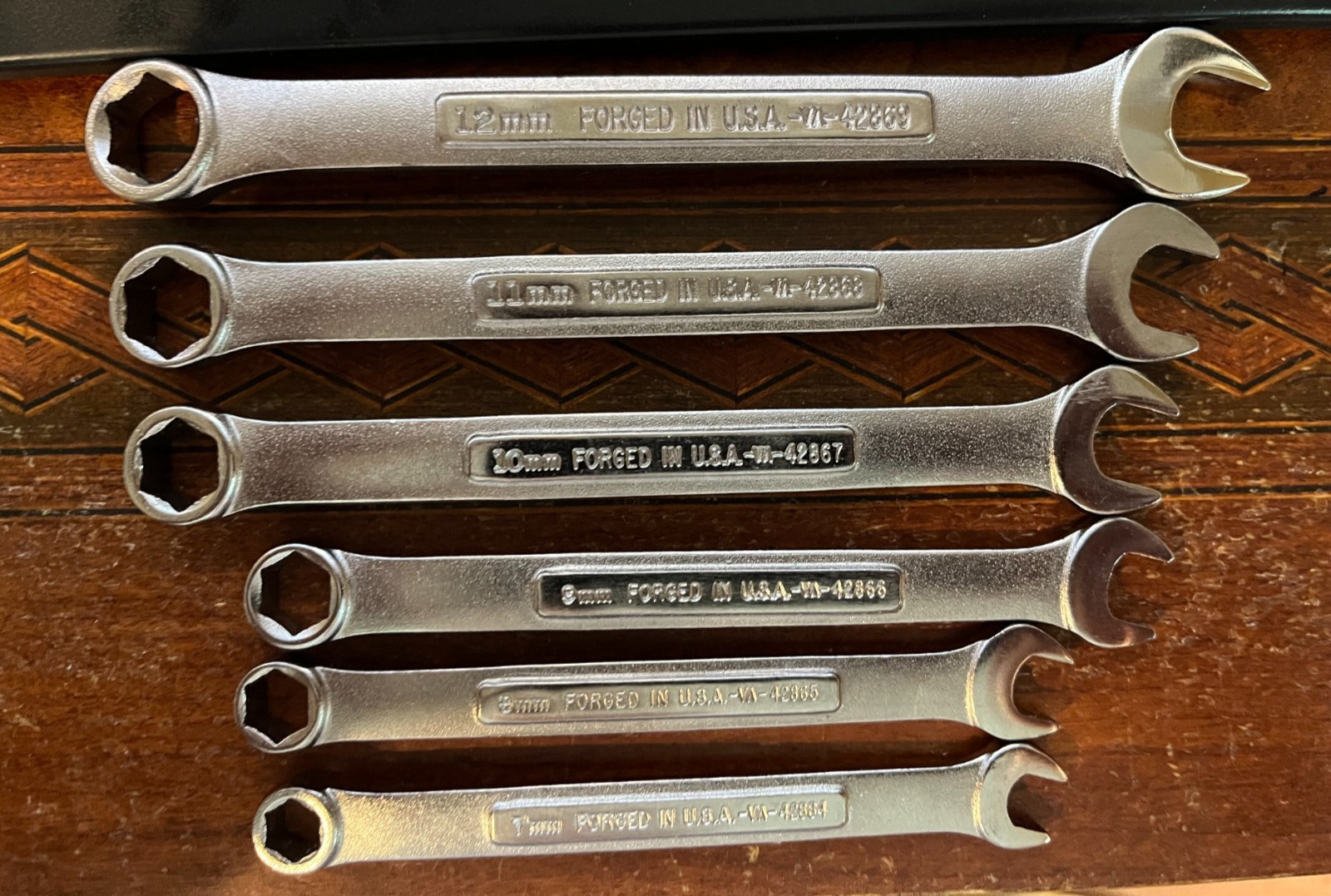 Craftsman USA VA 13-pc Metric 6-Point Combination Wrench Set 7-19mm RARE!