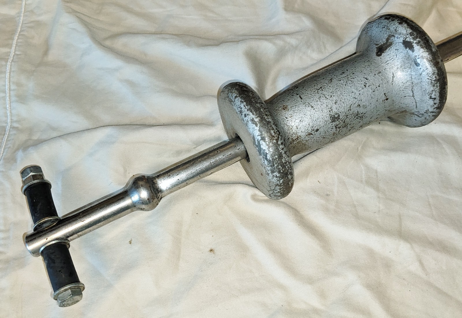 SET OF 3 SLIDE HAMMERS BEARING PULLERS ONE OWNER 25″ 15″ 12-1/2″ SLIDE HAMMERS