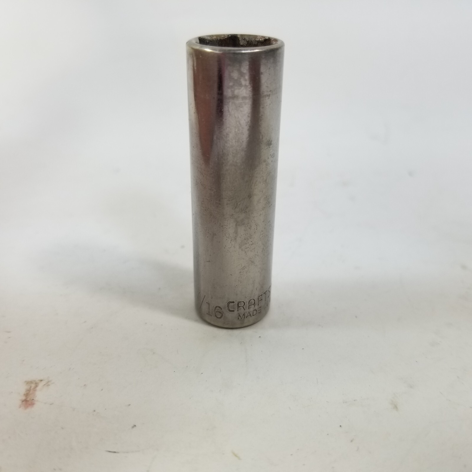 Craftsman USA 7/16″ Deep Socket 1/4″ Dr. 6 Pt, Inverted G2 43578