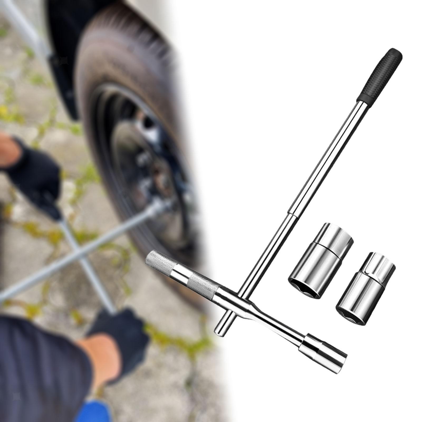 Extended Lug Wrench Standard Sockets Labor Saving Detachable Nut Wrench