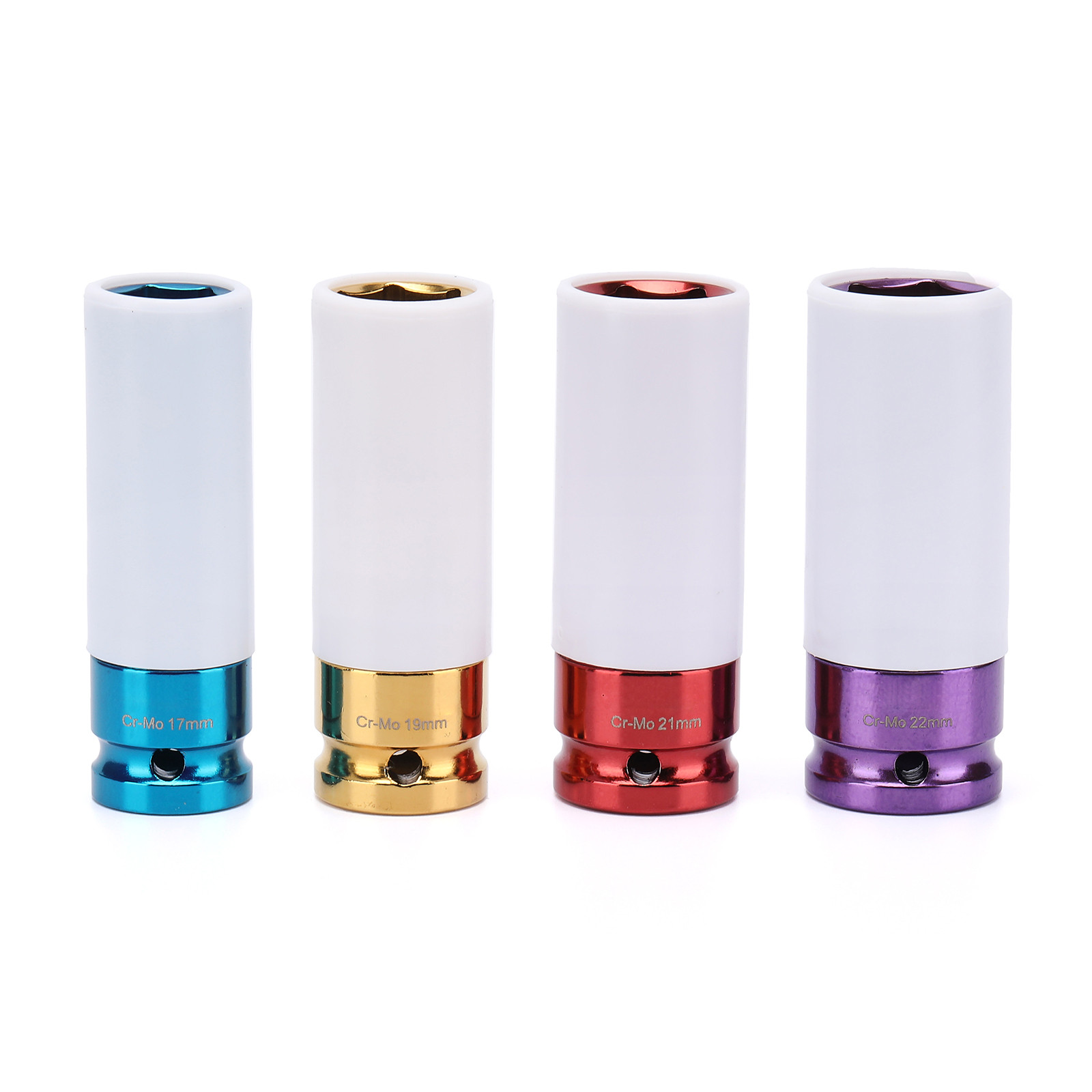1/2″ Drive Wheel Protector Impact Socket 6 Point,Metric, 17mm,19mm,21mm,22mm