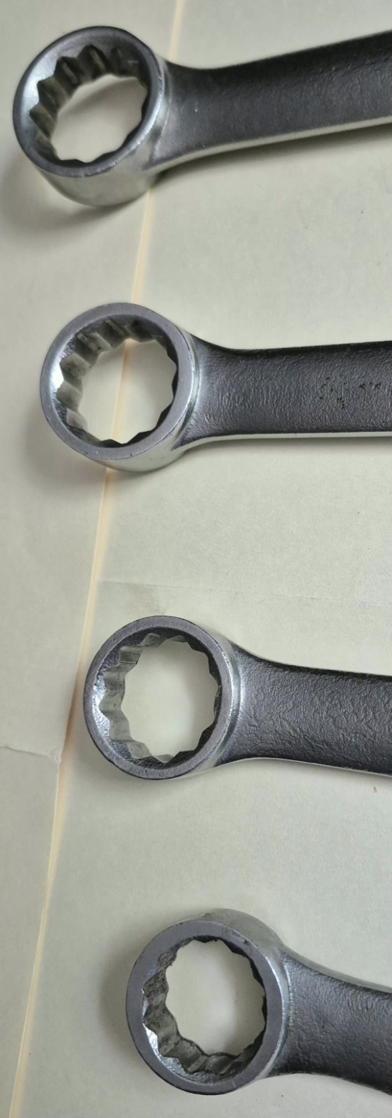 4 Piece Craftsman USA Combination Wrench Set 12 Pt. VA 13/16, 7/8, 15/16 & 1″