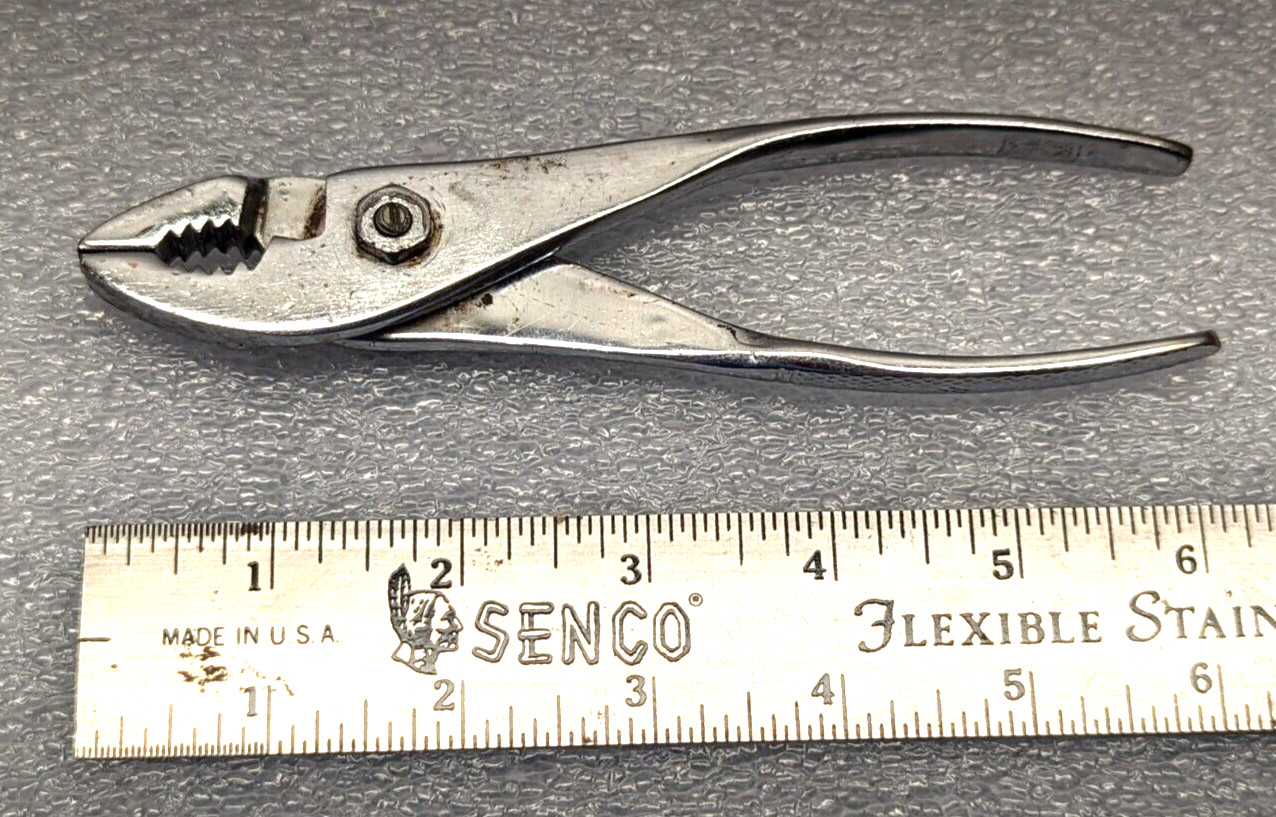 Globemaster 4110 Slip Joint Pliers 6.25″ Long Vintage Made In Japan