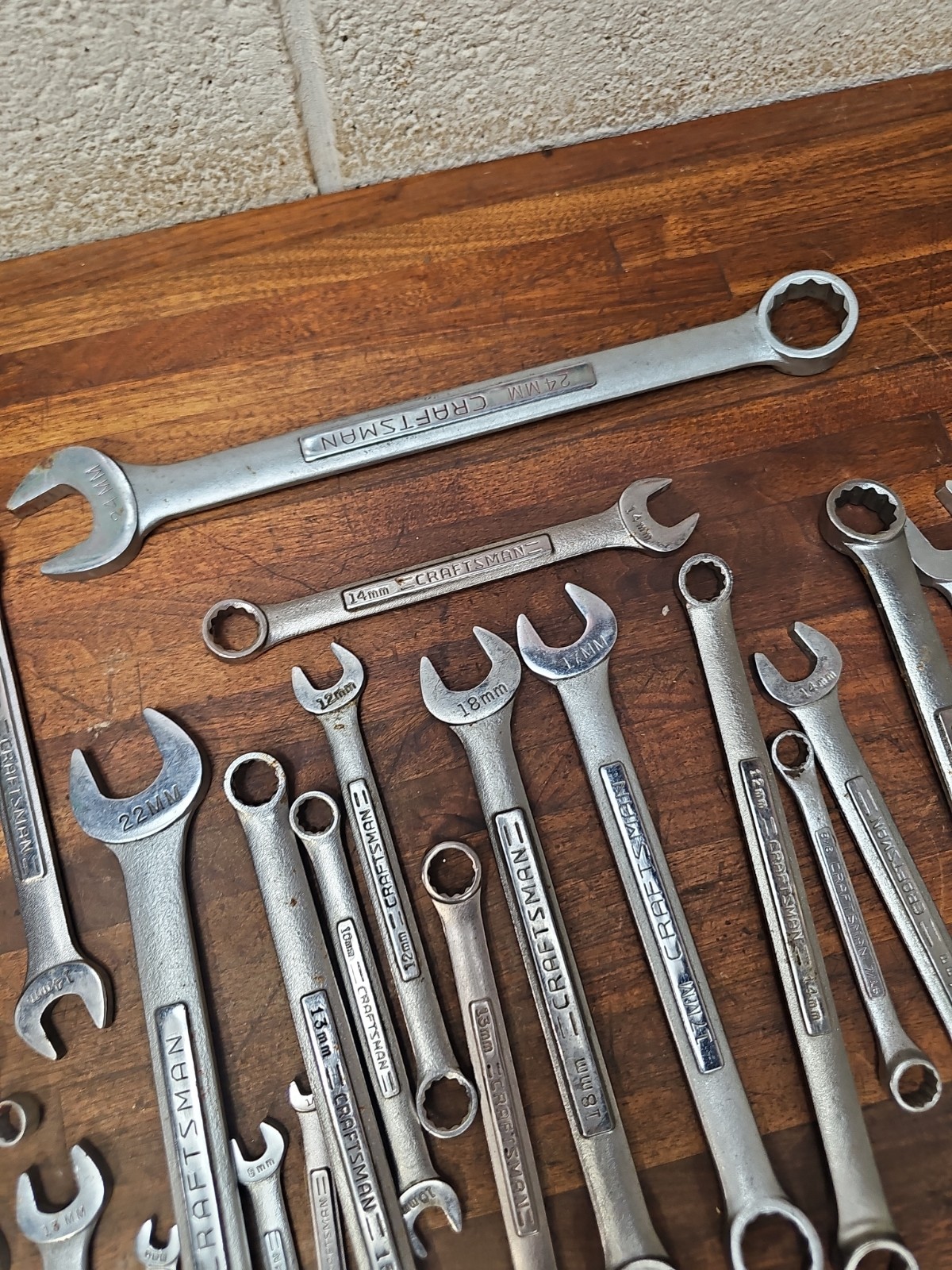 PP15- 50 Vintage USA CRAFTSMAN Wrenches – Assorted SAE & Metric –