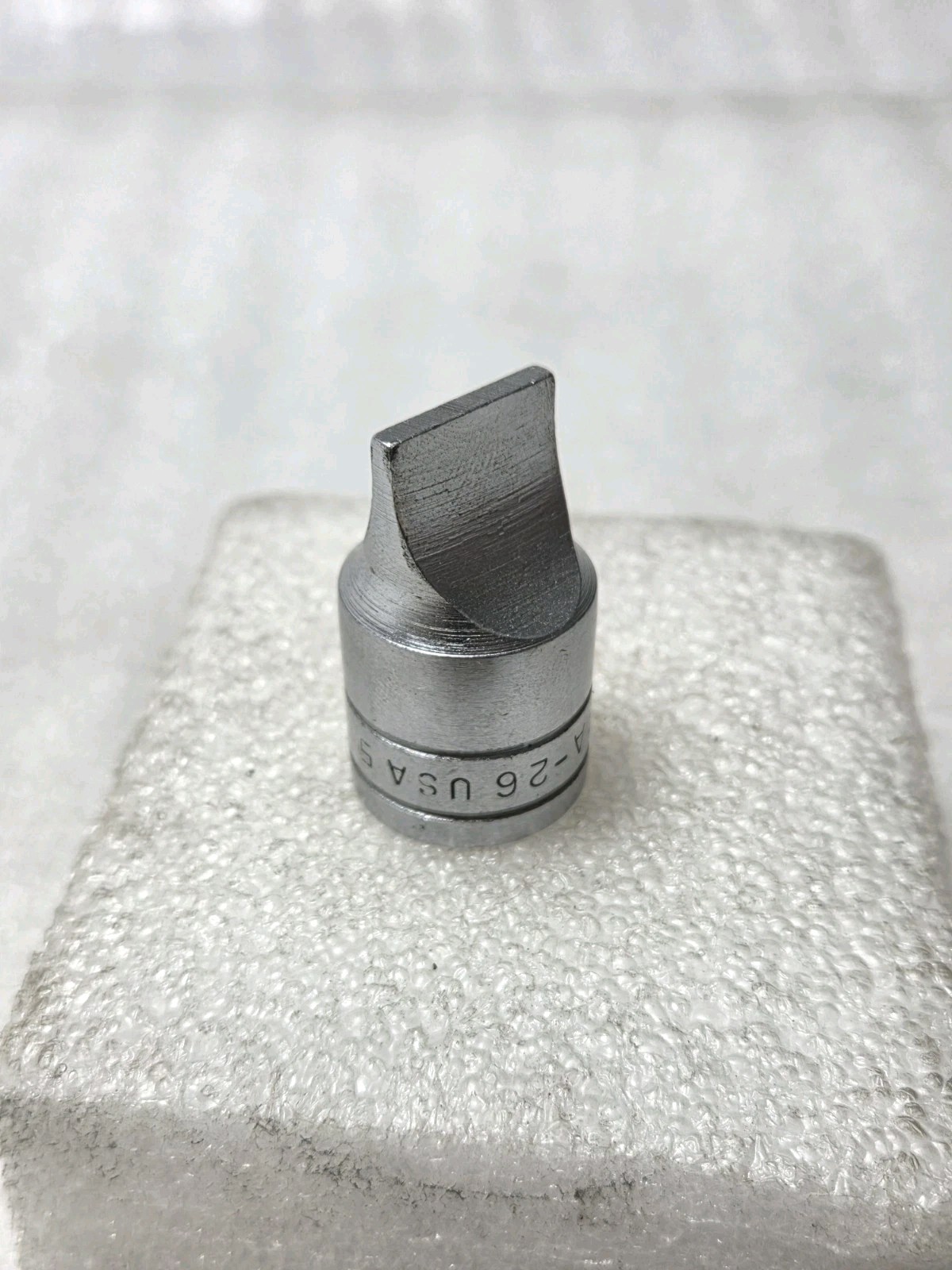 Snap On A26 – 1/2″ Drive 3/4″ Wide Blade Chrome Drag Link Socket A 26