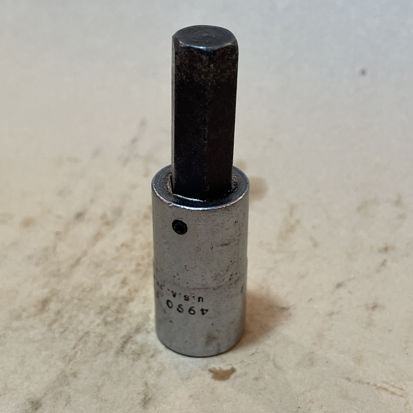 Proto Professional 4990-3/8″ Hex Bit Socket 3/8″ Drive Made in USA
