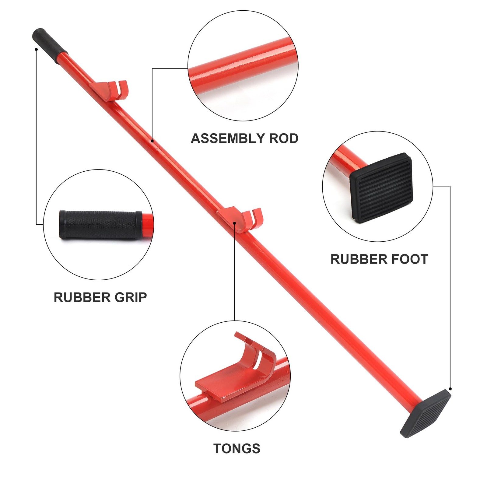 WINMAX TOOLS AUTOMOTIVE Pulling Stick Tool for Car Repair (52″) 52″