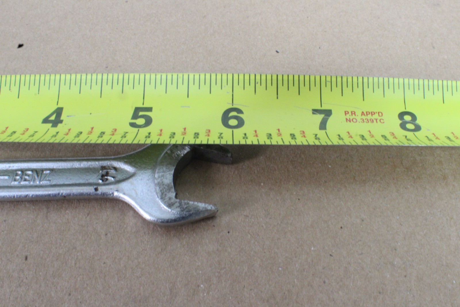 BMW Heyco 350 19mm-17mm & 17mm-14mm West Germany Open End Wrench Chrom-Vanadium