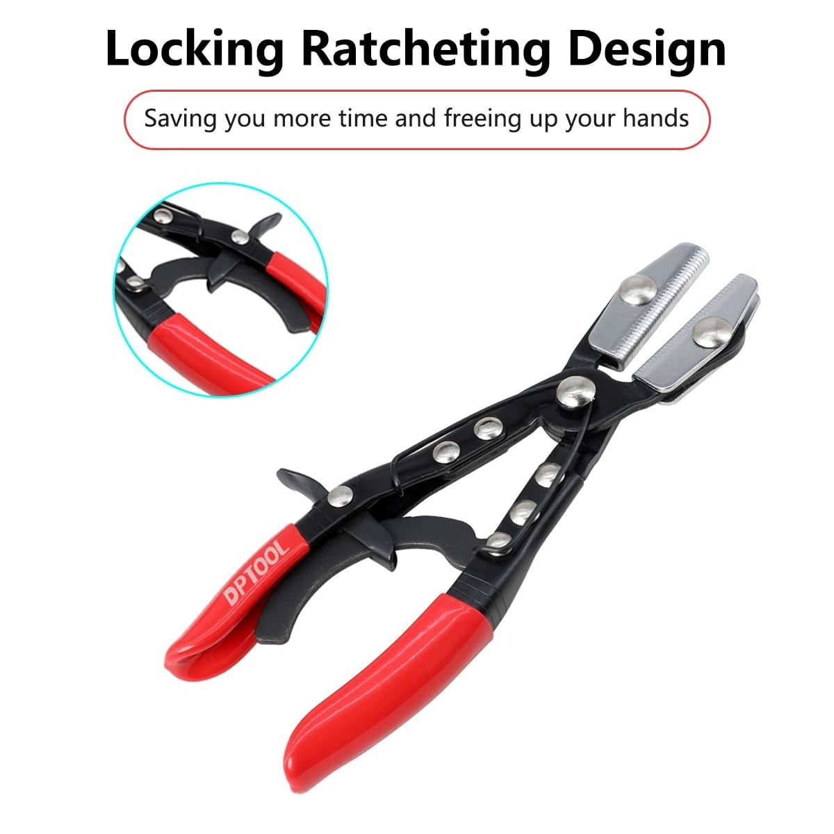 3pcs Hose Pinch Off Pliers Set – 8″ 10″ 12″ Locking Clamps for Automotive Lines