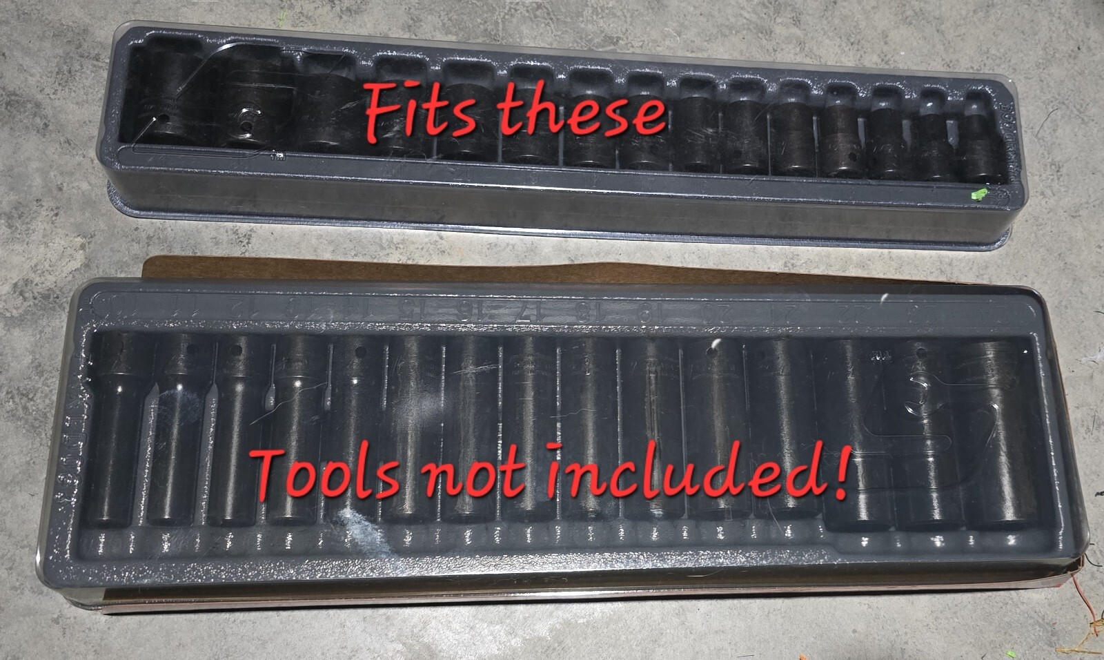 Socket Organizer Metric For Snap On 1/2 Drive