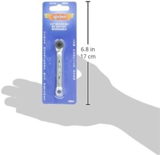 Double Ended 1/4″ Hex Bit Ratchet