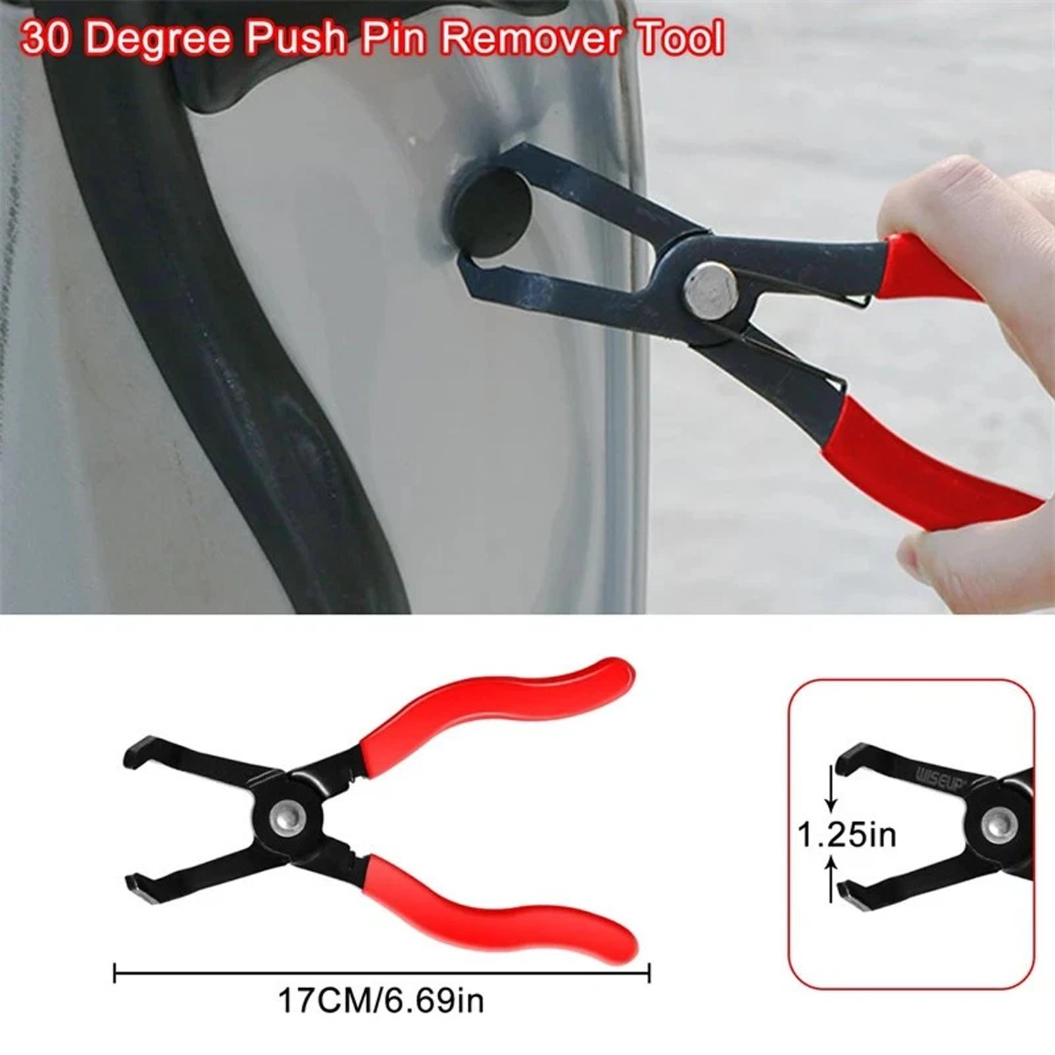 6Pc Electrical Disconnect Pliers Kit Set with Hose Clamp Pliers for Wire Harness