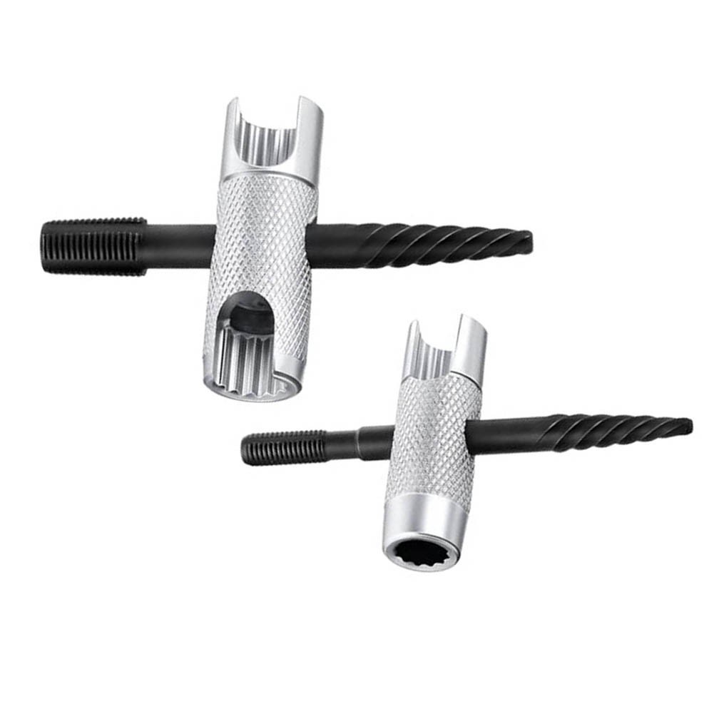 Dual Function Grease Zerk Tool Silver Socket and Black Tap for 1 8 1 4 Threads