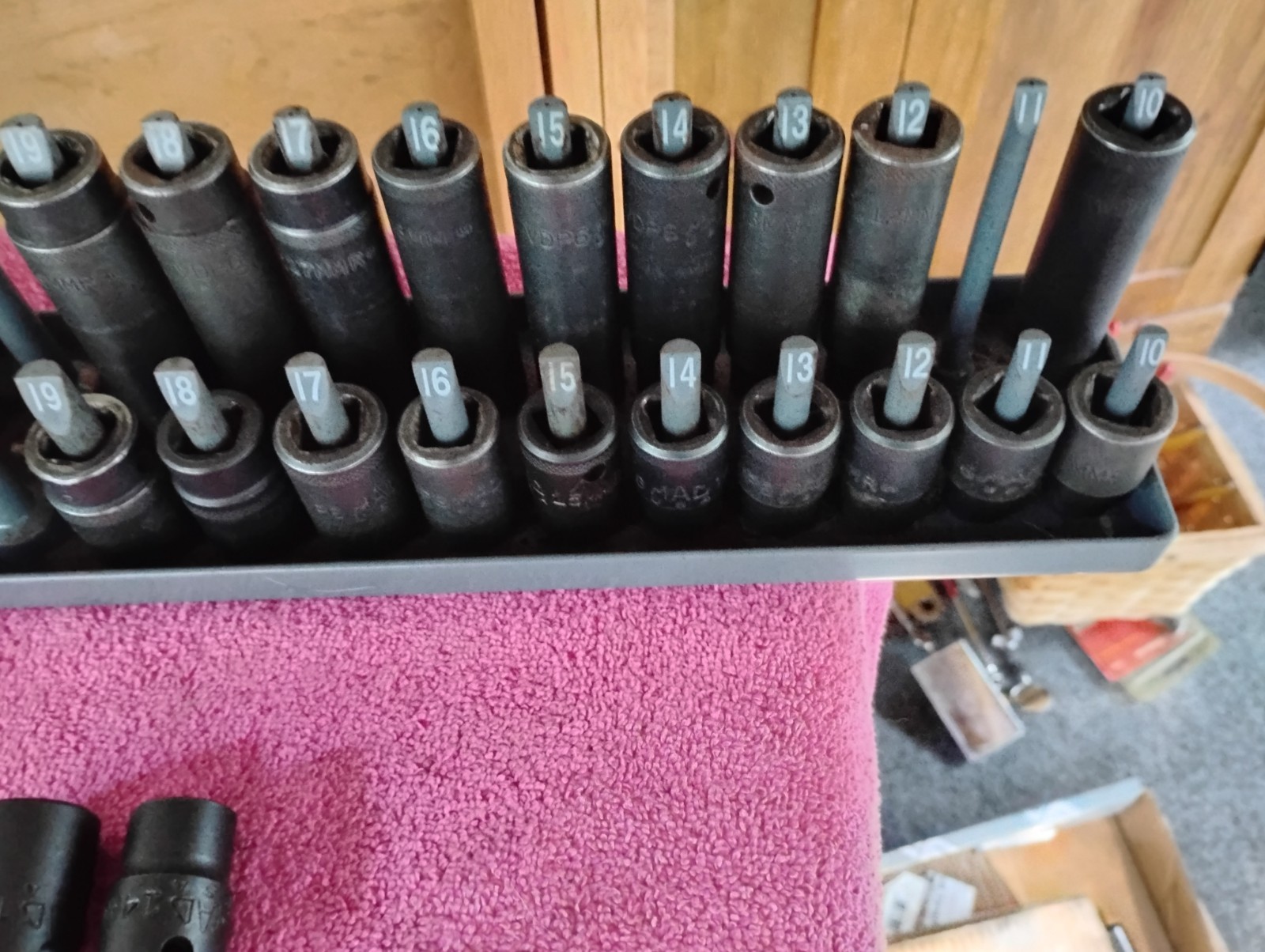 Snap -On & MAC 1/2dr Metric Impact Sockets Deep & Shallow Plus Grey Pneumatic .