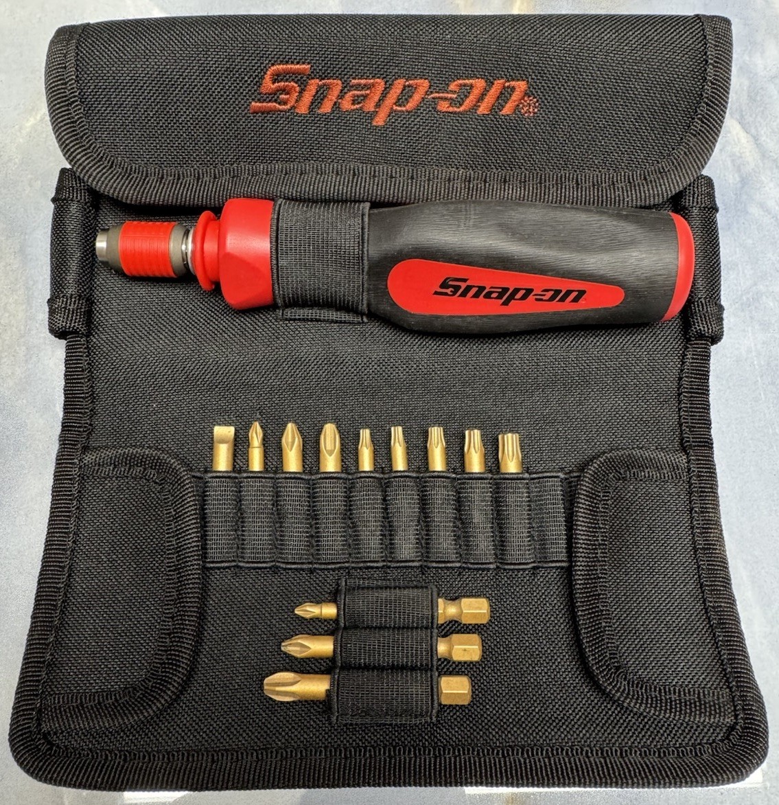 Snap-On Tools USA SGDQ6 Pop-Up Shank Spring Loaded Magnetic Screwdriver, Bit Set